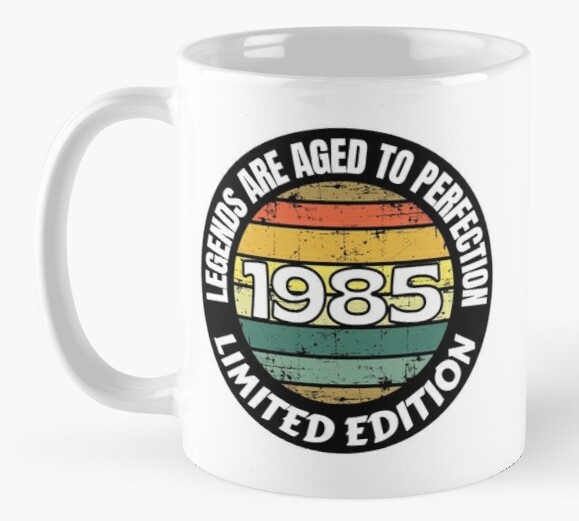 Birth Year Mug 1985